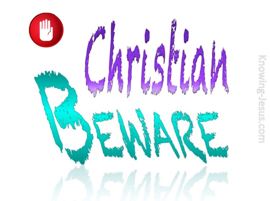 Christian Beware (devotional)10-06 (purple)